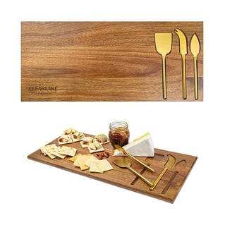 Wright 4-Piece Acacia Wood Serving Set