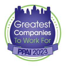 PPAI Greatest Companies to Work for 2023 award